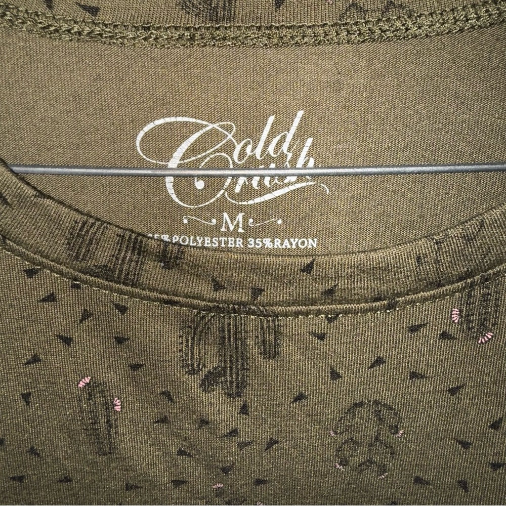 Cactus Patterned Long Sleeve Shirt - Picture 3 of 4